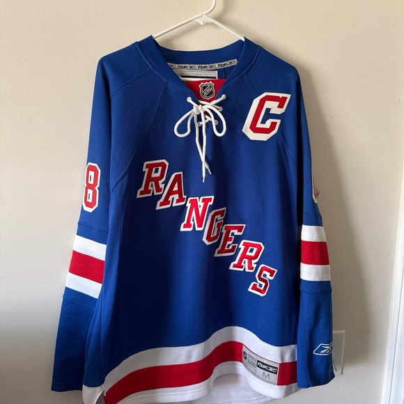 Reebok Blue and Red Rangers Jersey - Picture 1 of 5